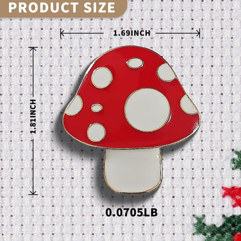 VODOZAVA Needle Minder Magnet, Magnetic Needle Minder, Needle Minders Magnetic Cross Stitch Accessories, Magnetic Needle Holder, Life Tree, Butterfly, Cats, Owl, Heart (Mushroom) - Image 2